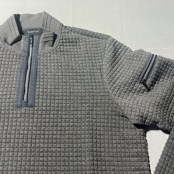 Men’s Bugatchi 1/4 zip NWOT - Picture 4 of 9